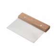 thumbnail image 1 of Raspador de masa Winco de acero inoxidable 15 x 8 cm con mango de madera, 1 of 2