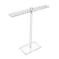 thumbnail image 2 of STARTIST Jewelry Organizer Anti Slip Base Acrylic Necklace Hanging Hooks Necklace Display, 2 of 7