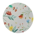 thumbnail image 4 of HAOXIT  Round Fitted Vinyl Tablecloth with Elastic Edged &amp; Flannel Backing, Waterproof Wipeable Round Table Cover for Indoor Outdoor Patio Use - Fits Round Table 31-35, 4 of 8