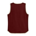 thumbnail image 4 of Cotton Linen Tank Tops for Mens - Sleeveless Colorblock Summer Workout Gym Slim Fit Henley Shirt Basic Tee, 4 of 6