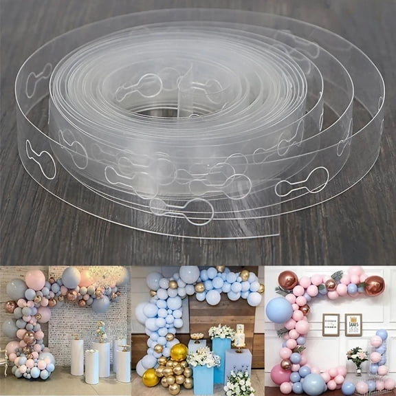 JJYY Balloon Arch Chain – 1 Roll for Wedding, Birthday, Festival, and Party Background Decoration – Perfect for Creating Stunning Event Displays