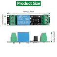 thumbnail image 3 of PCs 3V Relay Module Power Switch Board Optocoupler Isolation Drive Control Board 1 Channel (High Level Trigger) DC 3-3.3V, 3 of 5