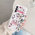 thumbnail image 3 of Funda de teléfono de dibujos animados para Samsung Galaxy A15 A55 M14 M15 M55 Linda Cinnamoroll Kuromi Kitty Cat Dog Anime funda trasera suave de silicona, 3 of 5