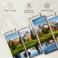 thumbnail image 6 of Elephant Stock Grand Teton Reflection Wall Art - Horizontal Multi Panel Canvas - Living Room Wall Decor - Nature Multi Panel - Green And Blue Decor - 66" x 33", 6 of 8