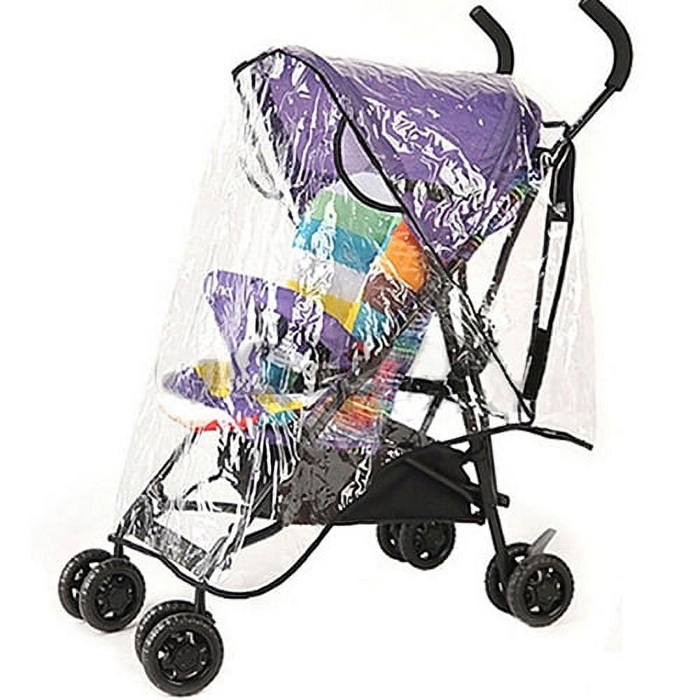 D-GROEE Stroller Rain Cover Universal Waterproof Baby Stroller Cover, Rain Cover for Stroller, Pushchairs Stroller Weather Shield for Wind Snow Dust