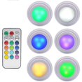 thumbnail image 1 of 6 Pcs de Lumière d'Armoire Led Télécommande Sans Fil Luminosité Réglable Led pour Lavage, 1 of 4