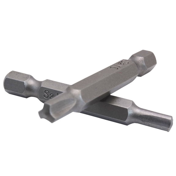 PAMINGONO 4Pcs Triangle Head Screwdriver Bits Plated Silver Steel Strong Magnetic for Furniture Industry