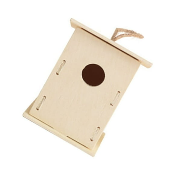 Alimentador de pájaros de madera Cateissary colgante para exteriores Tipo 3