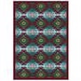 thumbnail image 2 of Kaleidoscope - Whimsical Area Rugs Canyon Ridge, 3'10" x 5'4", Desert Turquoise, 2 of 2