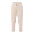 thumbnail image 3 of Vrorvz Crop Pants for Women Elastic High Waisted Pant Loose Casual Workout Athletic Trouser Ladies Trousers, 3 of 4