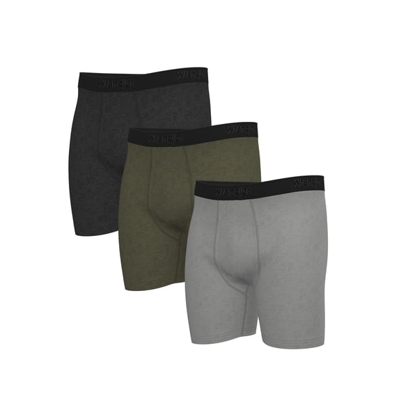 Wrangler Five Star Premium Pro Venture Men’s 6" Boxer Briefs, 3-Pack
