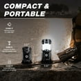 thumbnail image 6 of 2-Pack Solar Camping Lantern, Collapsible LED Solar USB Rechargeable Lantern Flashlight Emergency Hanging Lights for Camping Hurricanes Power Outages Indoor Outdoor, 6 of 6
