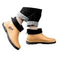 thumbnail image 3 of Men's Rain Shoes Stylish Warm Short Boot Footwear for Commuting Easy Clean Kitchen Rubber Shoes Durable Water Gaiters for Outdoor Use, 3 of 6