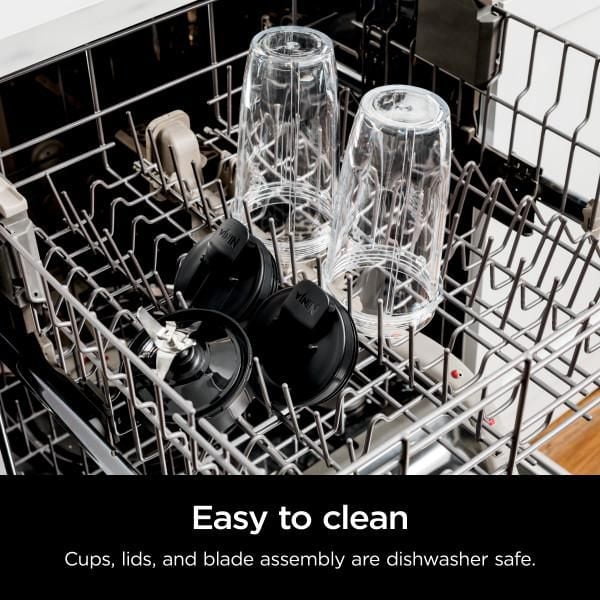 Mélangeur personnel Nutri Blender Pro Ninja BN400C avec Auto-iQ, 1000 watts 1000 watts, Auto-iQ