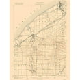 thumbnail image 3 of USGS 19x24 Black Modern Framed Museum Art Print Titled - Mentor Ohio Quad - USGS 1907, 3 of 5