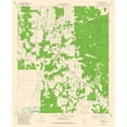 thumbnail image 2 of USGS 26x31 White Modern Wood Framed Museum Art Print Titled - Cayuga Texas Quad - USGS 1982, 2 of 4