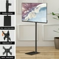 thumbnail image 4 of bimiti Universal Floor TV Stand with Swivel Mount, Height Adjustable Television Stand for 13-42" TVs, Black, 4 of 14