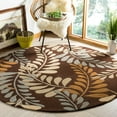 thumbnail image 2 of Contemporary Rug - Modern Art Polyester -Brown/Multi-Color:Brown/Multi,Design:Contemporary,Shape:Large Rectangle,Size:10'L x 8'W, 2 of 5