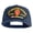 Navy, variant on 25th Infantry Division Vietnam Veteran Patched Solid Cotton Twill 5 panel Mesh Back Cap - Khaki OSFM