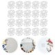 thumbnail image 1 of WEUVEB 100Ud Botones Para Abrigos De Resina Transparente Perfectos Para Scrapbooking Y, 1 of 6