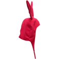 thumbnail image 2 of EcoNesxp Rabbit ear hat Hamburger hat Wool hat Rabbit ear piece 1 piece, 2 of 5