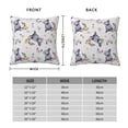 thumbnail image 2 of Pofeuu Rabbit And Butterfly Print Double-sided plush pillowcase Square Throw Pillow Covers Pillows Cover for Living Room Bedroom Sofa Couch Cushion Cover（No pillow core）-26"x26", 2 of 7