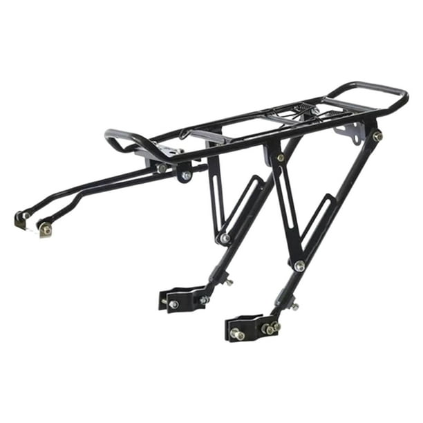 Freno de disco de aleación de aluminio para bicicleta, estante trasero plegable para bicicletas, bolsa portadora, estante para equipaje