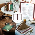 thumbnail image 4 of Wechef 20pcs 8.5"x14" Menu Cover 4 Pages 8 Views Reinforce Corner Double Stitch for Restaurant Cafe, 4 of 11