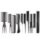 thumbnail image 1 of 10pcs Hair Cutting Comb Barber Hair Styling Combs Wide Fine Teeth Set Anti Static Hairdressing Tool, 1 of 4