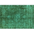 thumbnail image 1 of Ahgly Company Indoor Rectangle Oriental Turquoise Blue Industrial Area Rugs, 2' x 5', 1 of 4