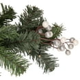 thumbnail image 2 of Northlight 18" Decorated Green Pine Artificial Christmas Swag with Bells, 2 of 2