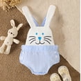thumbnail image 2 of Ruyang My First Easter Baby Boy Girl Outfit Bunny Rabbit Ear Sleeveless Romper Overalls Girl Easter Trendy Fashion Outfit Jumpsuit, 2 of 9