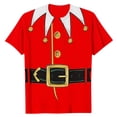 thumbnail image 2 of Tops para hombre, blusas y camisas de manga corta con cuello redondo para hombre, camiseta informal con cuello redondo y estampado para hombre, blusa de manga corta, blusa de poliéster para hombre, 2 of 4