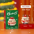 thumbnail image 3 of Calendario de Adviento Oferta especial Calendario de Adviento de Navidad Caja sorpresa para sorpresas Bloques de construcción navideños Juguetes para niños Juego de juguetes de Papá Noel Regalos para, 3 of 5