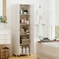 thumbnail image 1 of Giantex Armoire de Cuisine, Organisateur de Rangement en Bois Autoportant, 1 of 9