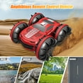 thumbnail image 3 of Remote Control Car for Boys 5-12   All Terrain RC Stunt Car Off Road 4WD Remote Control Vehicle  Water Beach Pool Toy Christmas Birthday Gift(Red), 3 of 10