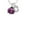C, variant on Mini Hot Purple Ladybug - A - Crystal Initial Sophia Necklace, 18"+1"