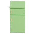 thumbnail image 3 of Refrigerador De Casa De Muñecas, Accesorios De Casa De Muñecas Escala 1:12 Verde De Madera Para Mini Cocina, 3 of 7