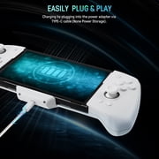 FUNLAB Controller Compatible with Switch 1, Ergonomic Joy-Con Grip, RGB/Turbo/Mapping/Hall - Withe