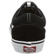 Vans Womens Old Skool Canvas Low Top Skate Shoes B/W 8 Medium (B,M)