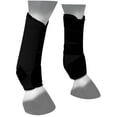 thumbnail image 2 of Showman 13" Tall Adjustable Neoprene Sport Boots (Black), 2 of 4
