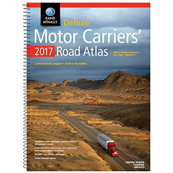 Pre-Owned Rand Mcnally 2017 Motor Carriers' Road Atlas