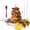 10.5" Pan&3 Skewers With Brush&TacoHolder, variant on Bbq Vertical Skewer Pan Stainless Steel Gyro Spit Shawarma Stand For Oven  Al Pastor Grill El Hack Tacos Chicken Brazilian With 8" 10" 12" Stick