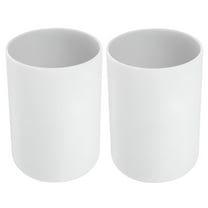 ACDANC 2pcs Bathroom Tumbler Toothbrush Cup Plastic Tumblers Water Tumbler Reusable Mouthwash Cup