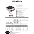 thumbnail image 5 of Heavy Duty Commercial Stainless Steel 6 Burner Hot Plate, 5 of 5