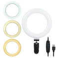 thumbnail image 1 of 6'' Ring Light for Laptop, Computer Clip Video Fill Light Conference Ring Beauty Live Light for Zoom Meetings,Makeup,Selfie,Tiktok,(Dimmable & USB Powered), 1 of 8