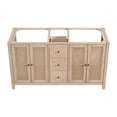 thumbnail image 6 of Alaterre Furniture Lucca 60 Inch Bathroom Vanity Double Sink - Cabinet Only, 6 of 11