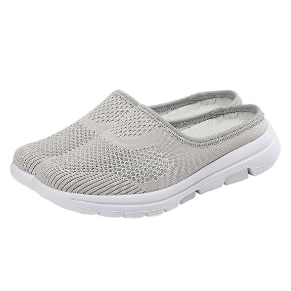 EXHUMKY 1 Pair Beach Shoes for Women Travel Suitable Lightweight Grey