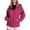 Hot Pink, variant on Women's Mountain Hiking Jacket,Water Resistant Windproof Camping Running Trekking Coat with Pocket,Pink Women's S-XXXL