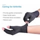 thumbnail image 5 of Pack de 2 pares de guantes de compresión para protección de muñeca contra la artritis - Para aliviar el dolor - Para videojuegos y artrosis - Talla M - Gris, -, 5 of 5